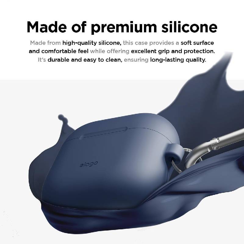 Elago AirPods 4 Silicone Hang Case - Jean Indigo