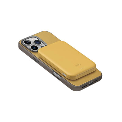 Uniq Lyden Lexa MagSafe Wireless Power Bank - 5000mAh / USB-C / Canary Yellow Accessories > Power Bank