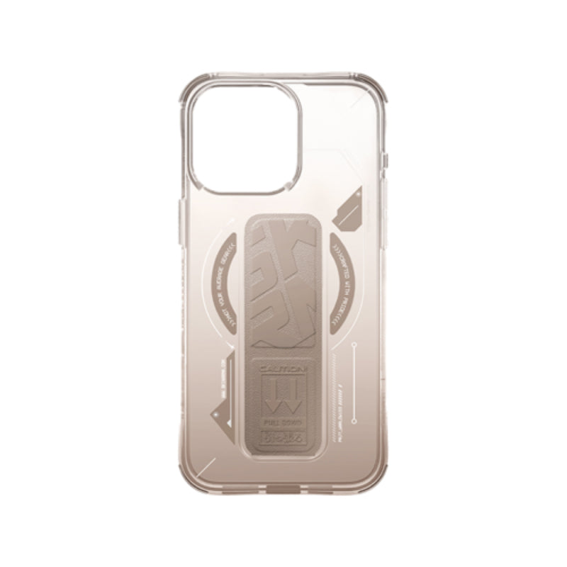 سكينارما هيليو ماج سيف حافظة مع حامل ابل ايفون 16 برو / ذهبي اكسسوارات > هواتف تابلت هواتف >