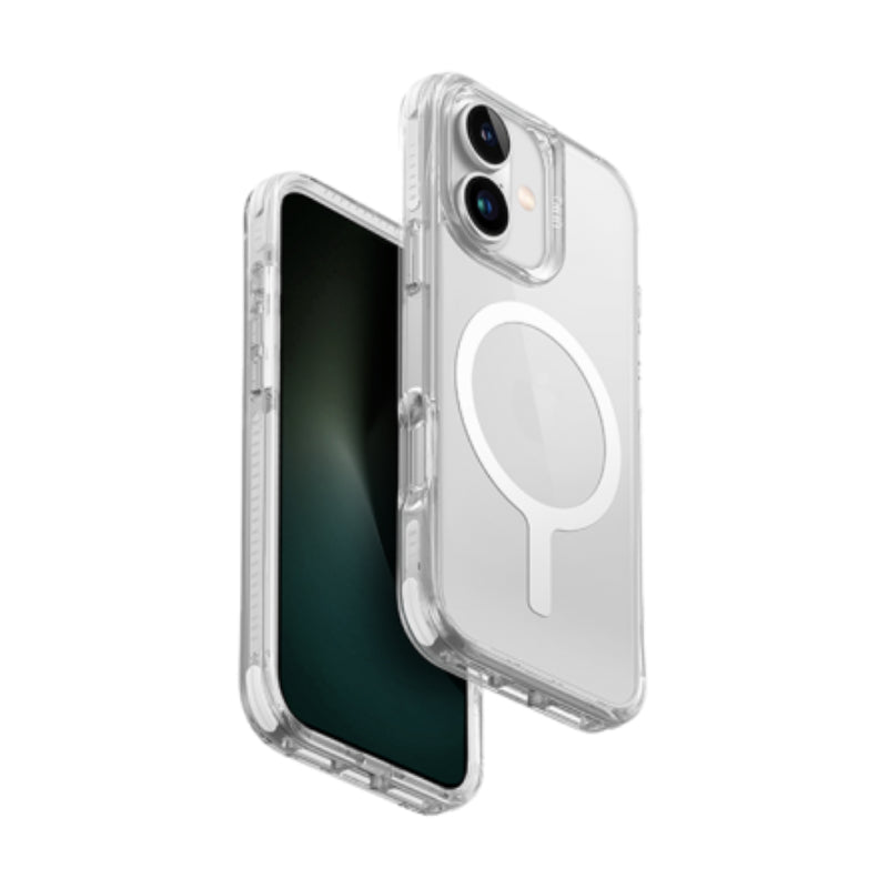 Uniq Hybrid Combat MagSafe Case for iPhone 16 Plus - Lume White