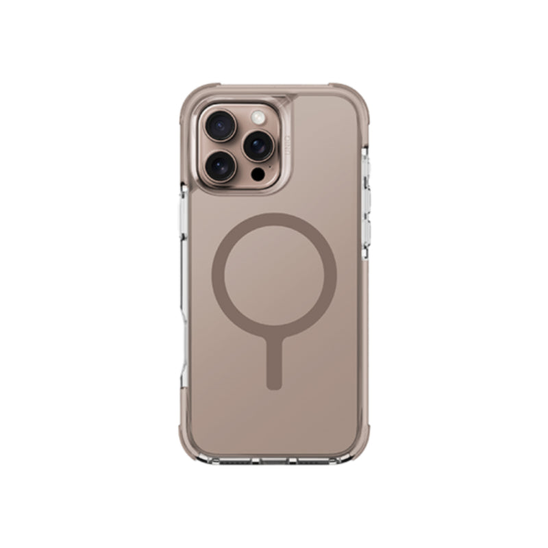 Uniq Hybrid Combat MagSafe Case for iPhone 16 Pro - Gold Brown
