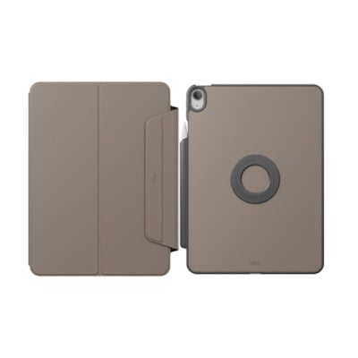 Uniq Rovus Snap Mount Magnetic 360 Rotating Detachable Case for iPad Air 13’’ M2 6th Gen Flint Grey Accessories >
