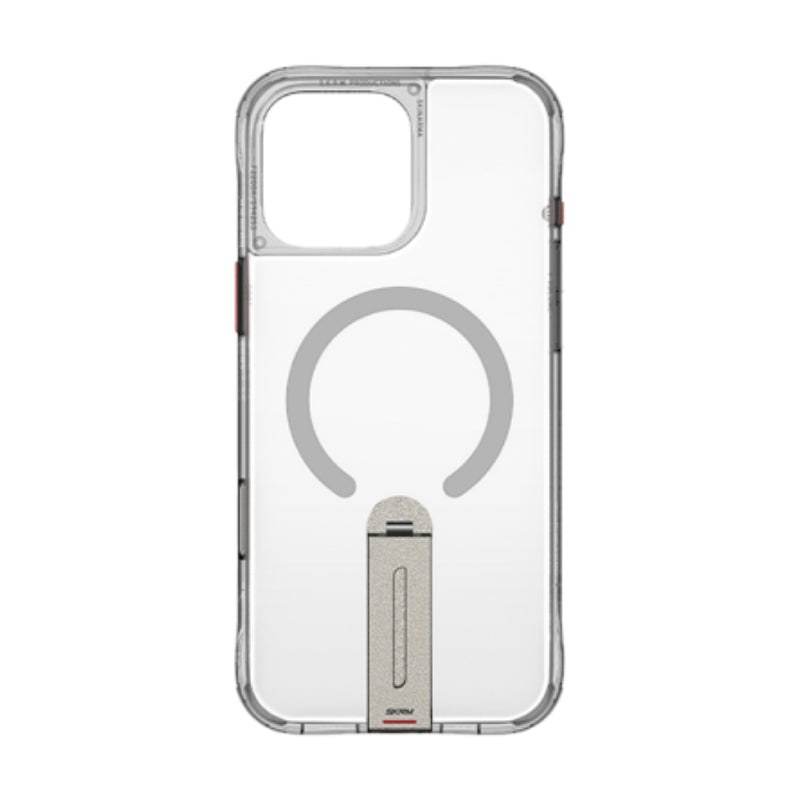 SKINARMA Helix MagSafe Case With 360 Rotating Stand for iPhone 16 Pro Max (2024) 6.9" - Titanium