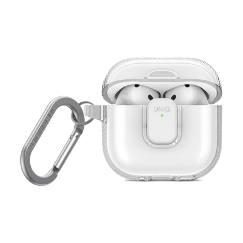 Uniq Glase Pro Lock Case For Airpods 4th Gen Glossy Clear Accessories > Headphones > Covers & Cases