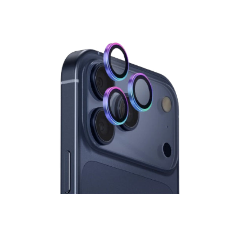 Uniq Optix AluGuard Camera Lens Protector for Apple iPhone 17 Pro / iPhone 17 Pro Max - Iridescent Accessories >