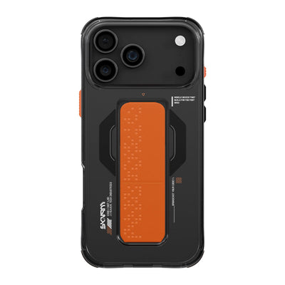 SKINARMA Haxa Mag-Charge Case with Grip-Stand For Apple iPhone 17 Pro Max (2025) - Graphite Accessories > Mobiles &