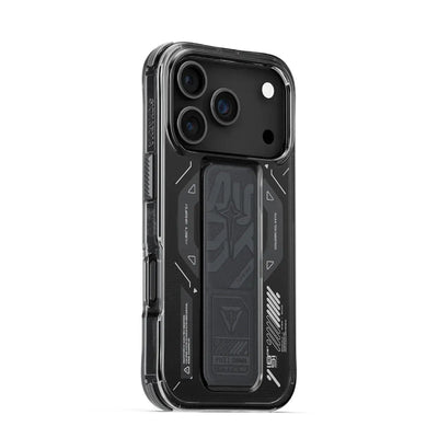 SKINARMA Helio Mag-Charge Case with Grip-Stand For Apple iPhone 17 Pro Max (2025) - Graphite Accessories > Mobiles &