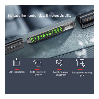 Yesido C88 Temporary Parking Card - Grey