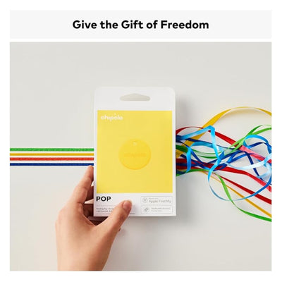 Chipolo POP Tracker for Apple/Android Find My - Yellow