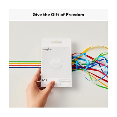 Chipolo POP Tracker for Apple/Android Find My - White