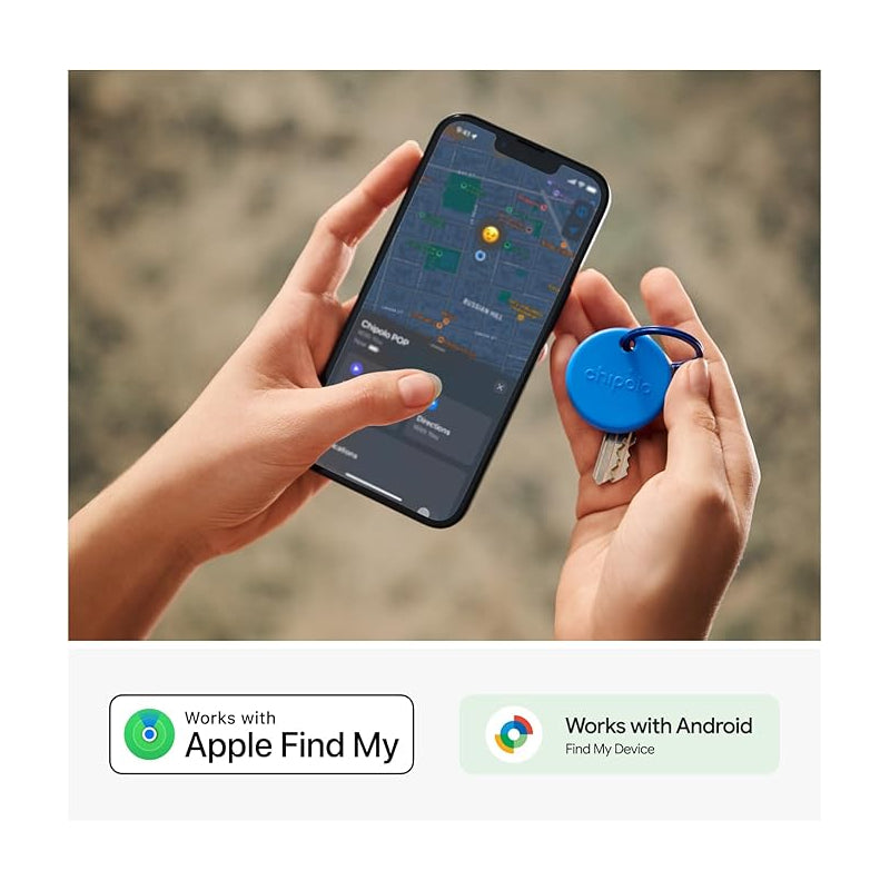 Chipolo POP Tracker for Apple/Android Find My - Blue