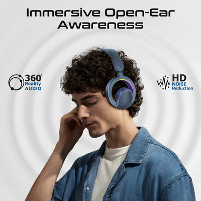 PROMATE Novon Wireless Over-Ear Headphones - 600mAh / Blue
