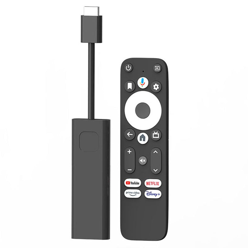 Dcolor Android TV Stick - 4K / HDMI / USB-C / Wi-Fi / Bluetooth / Black