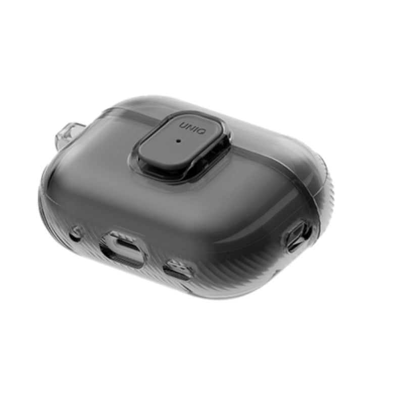 UNIQ زجاج برو قفل حافظة قفل حافظة ابل ايربودز برو / لامع