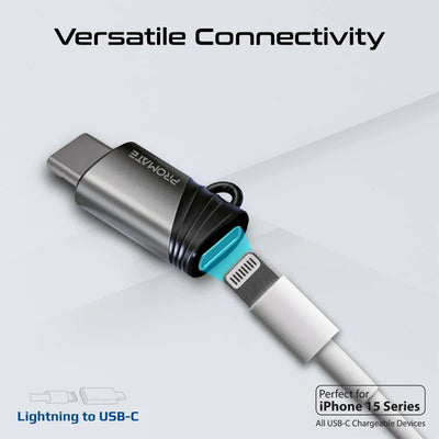 PROMATE Link-Ci Ultra-Fast Charging Lightning to USB-C Adapter