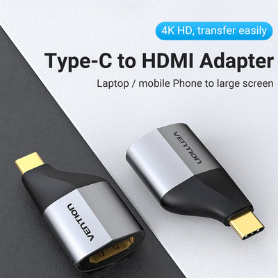Vention USB-C to HDMI Adapter - 4K / Gray