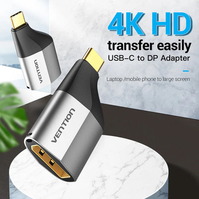 محول Vention يو اس بي إلى منفذ العرض محول 4K / رمادي