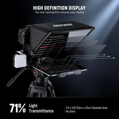 NEEWER X14 III Remote Control Teleprompter - Black