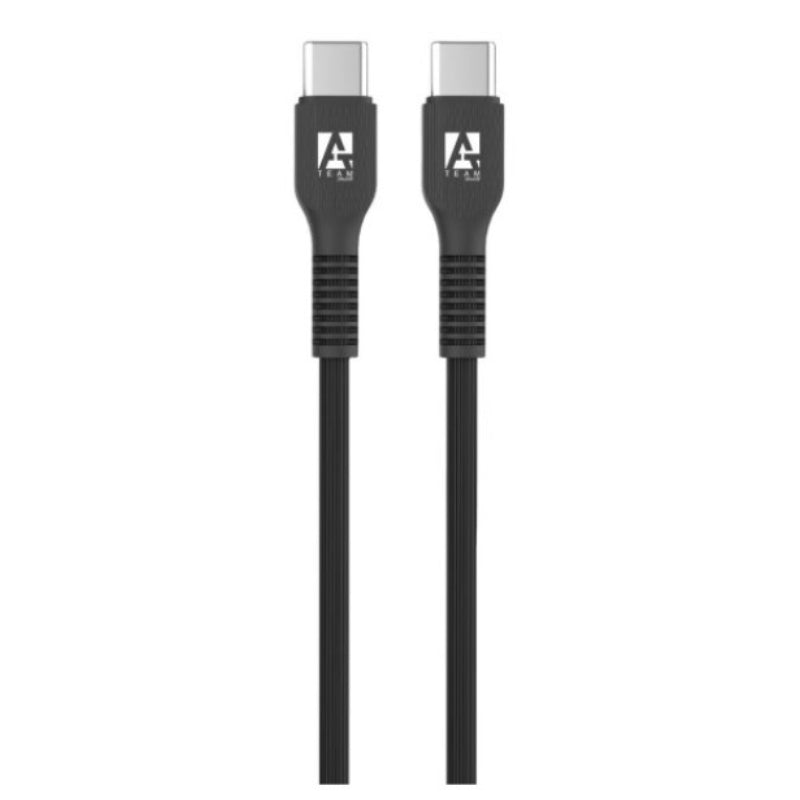 A-TEAM Nylon Bending Resistant Cable - 65W / USB-C / 2 Meter / Black