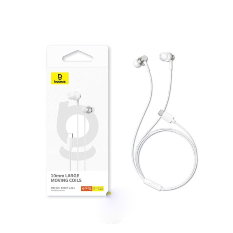 باسيوس إنكوك CZ11 بسلك الأذن باسيوس بسلك - أبيض قمر