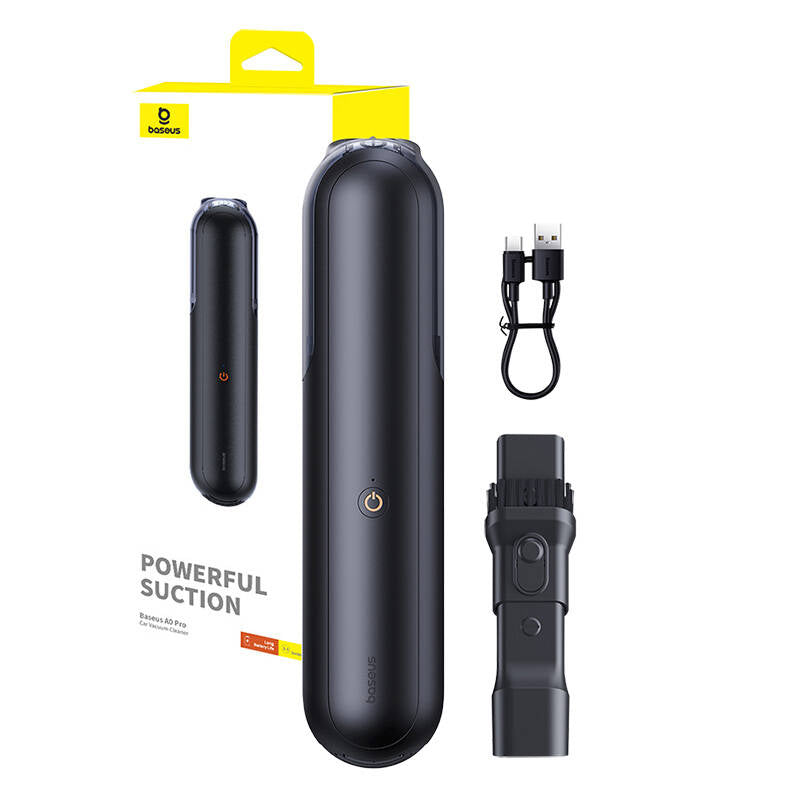 مِكْنَسَة كَهْرَبَائِيَّة باسيوس برو مِكْنَسَة كَهْرَبَائِيَّة 4000 باسكال / يو اس بي/ مجموعة أسود