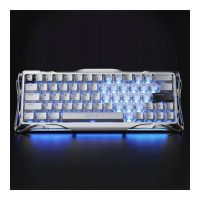 GravaStar Mercury V60Pro 60% Hall Effect Magnetic Switch Gaming Keyboard - Chrome Silver