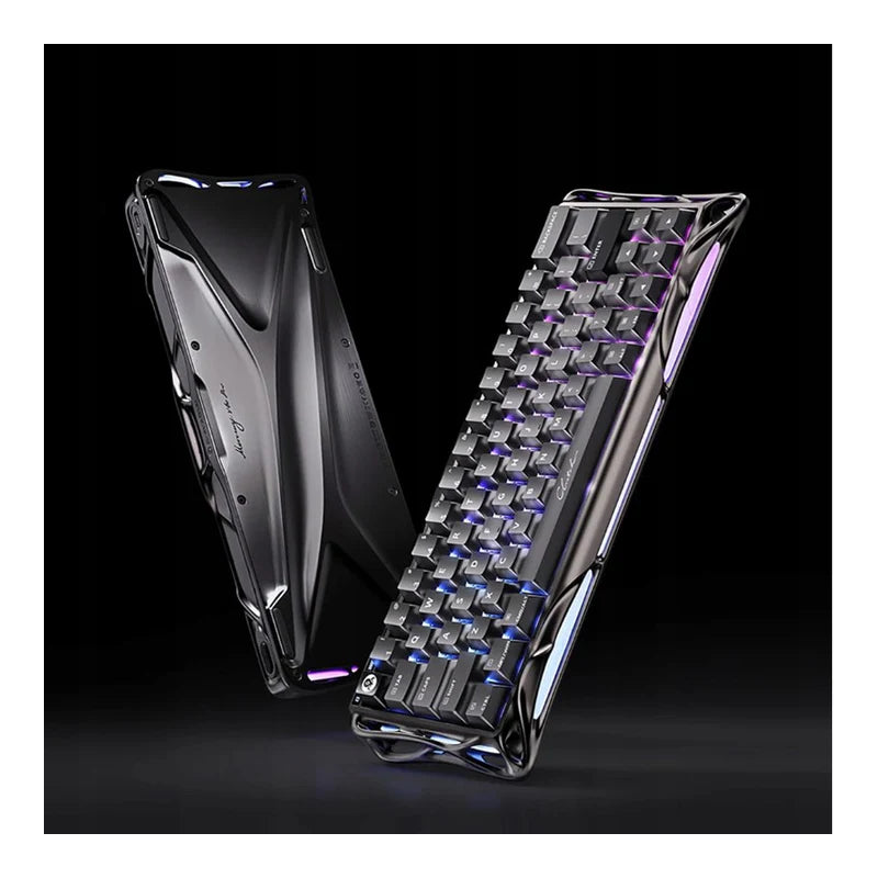 لوحة مفاتيح الألعاب GravaStar Mercury V60Pro 60%لوحة مفاتيح مفتاح مغناطيسي لوحة مفاتيح بتقنية تأثير هوللوحة مفاتيح ل أسود رمادي داكن