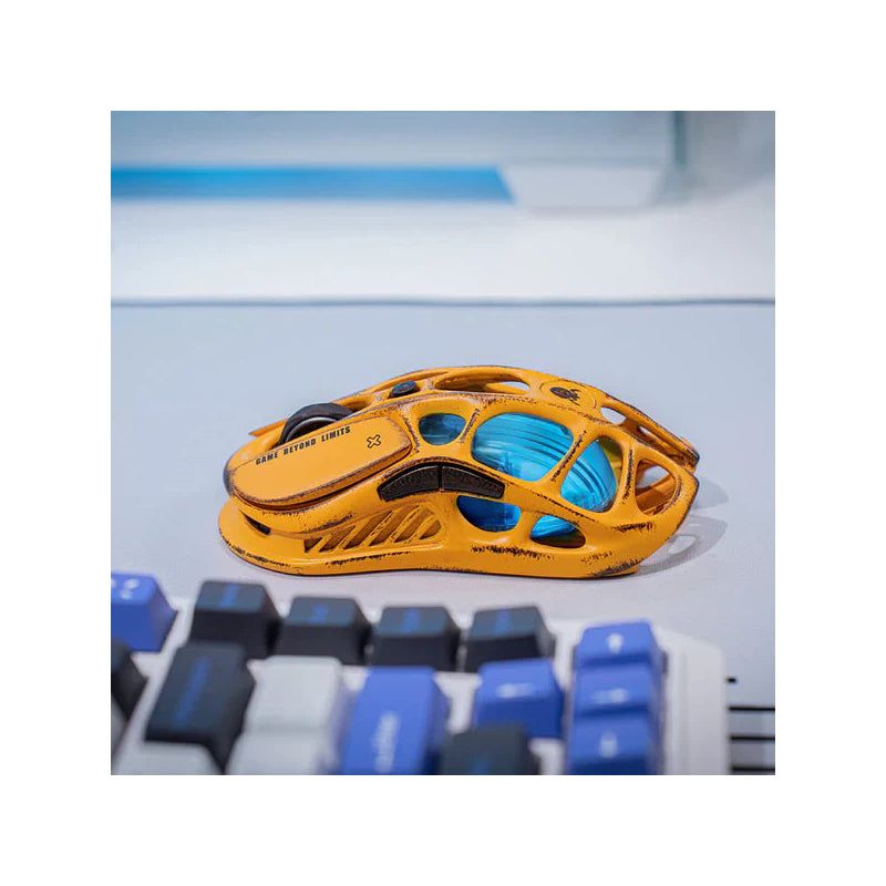 ماوس الألعاب لاسلكي GravaStar Mercury Xخاص - أصفر الباهت