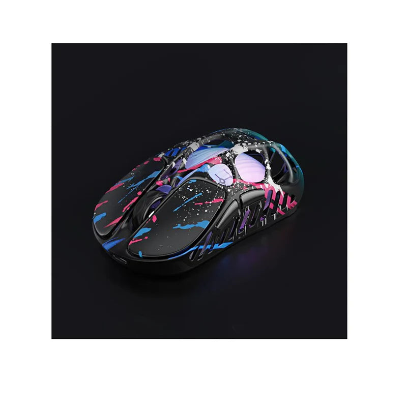 ماوس الألعاب لاسلكي GravaStar Mercury X برو مع جهاز استقبالمع خاص - خاص Neon Graffiti