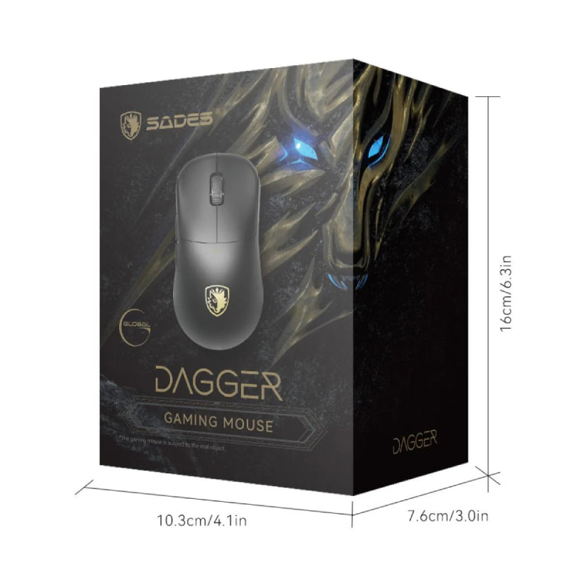ماوس الألعاب SADES Dagger S1Bماوس أسود