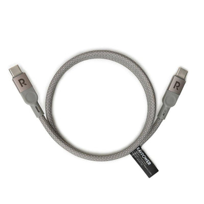 RAVPower USB-C to USB-C Cable - 60W / USB-C / 1.2 Meter / Grey