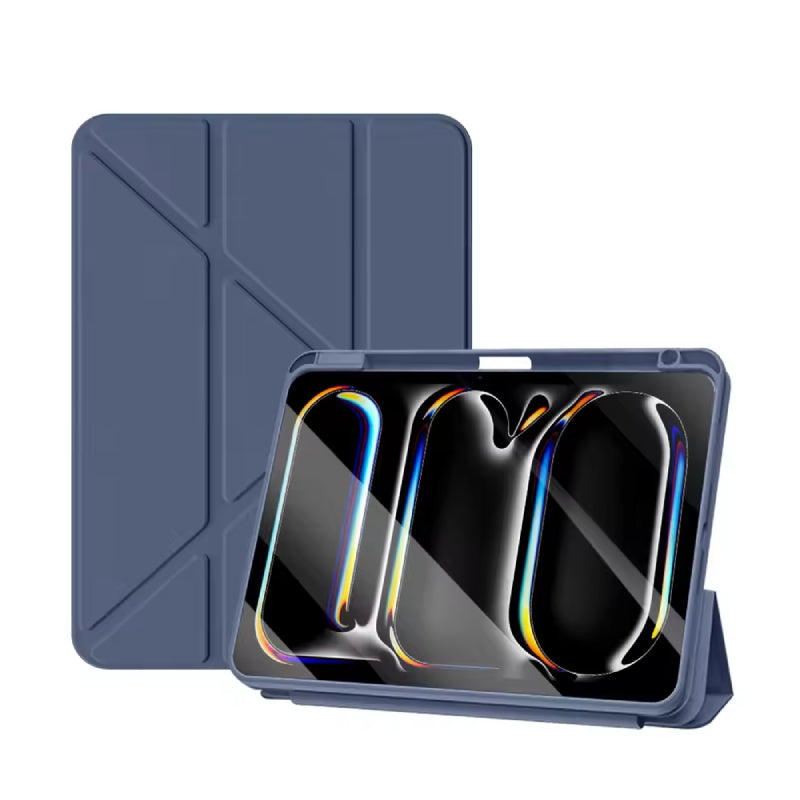 حافظة ذكي ثلاثية الطيات ذكي Trifold ابل ايباد (A16) 2025 / ايباد ايباد .9 بوصة - أزرق داكن
