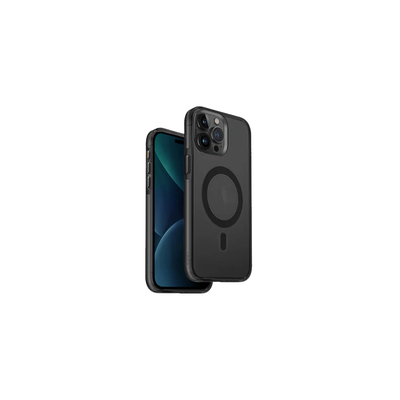 Uniq Hybrid Calio MagSafe Case for Apple iPhone 15 Pro - Smoked Tinted Grey