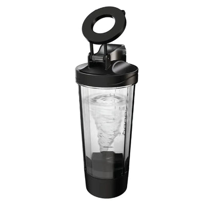 Porodo Lifestyle Grip & Mix Protein Shaker Bottle - 700ml / Black