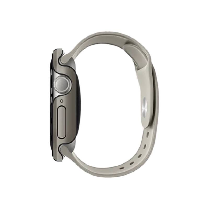 حافظة Uniq Valencia حافظة ابل ساعة - تيتانيوم فضي