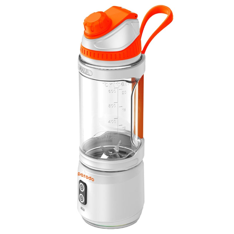 Porodo Lifestyle Dual Spin Clockwise & Reverse Portable Blender - 700ml / 240W / 2000mAh / White