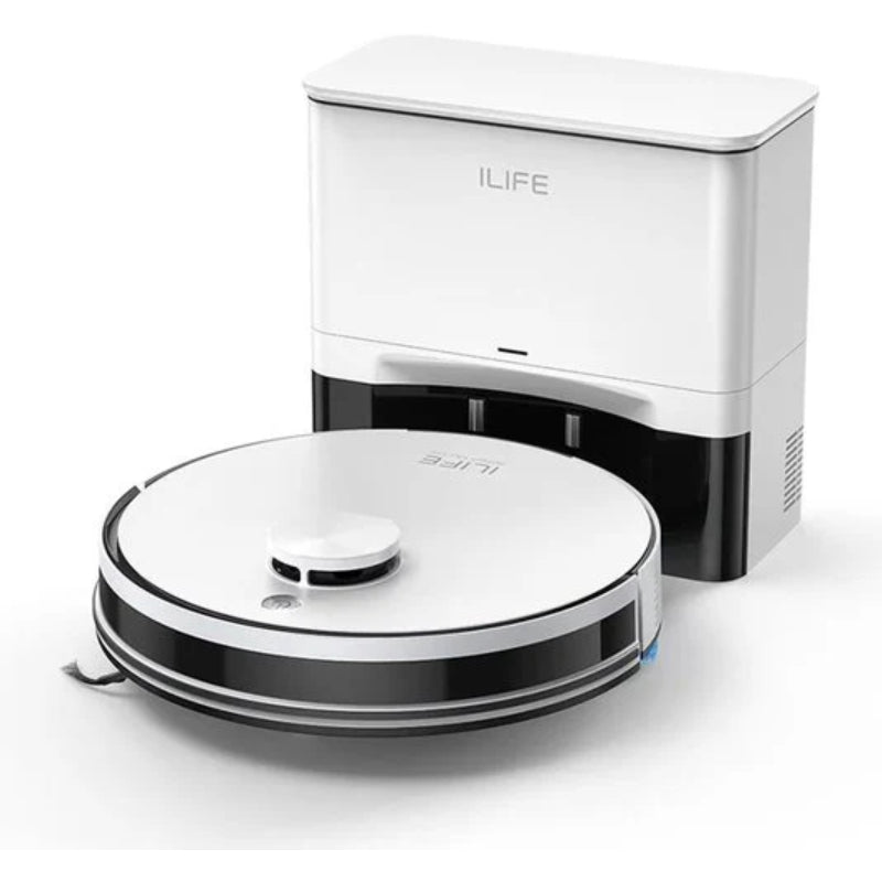 ILIFE A30 Pro Robot Vacuum and Mop with Self-Emptying Station - 200ml / 5,000 Pa / White