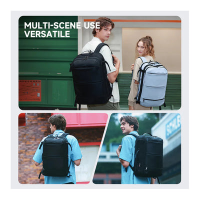 TIGERNU T-B9836 Detachable Multi-Functional Backpack - Black
