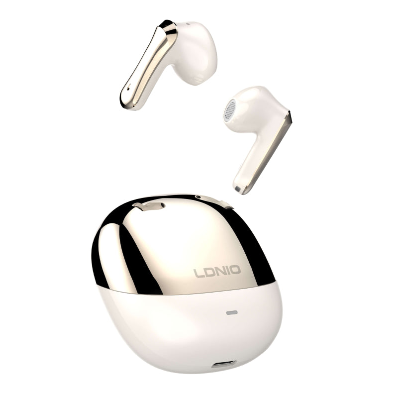 LDNIO T15 Wireless Earbuds - In-Ear / Bluetooth / Beige