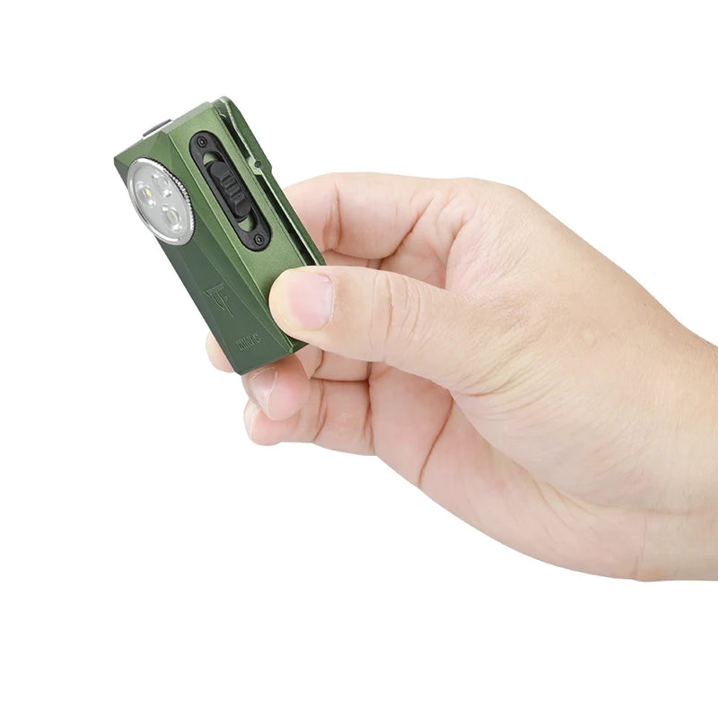 TrustFire Mini C Multifunctional Clip-on Light - Army Green