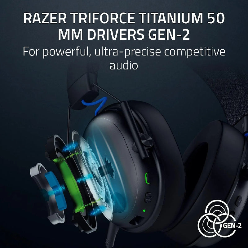 Razer BlackShark V3 (Gen-2) Gaming Headset - PlayStation Edition / Wireless / Wired / Black