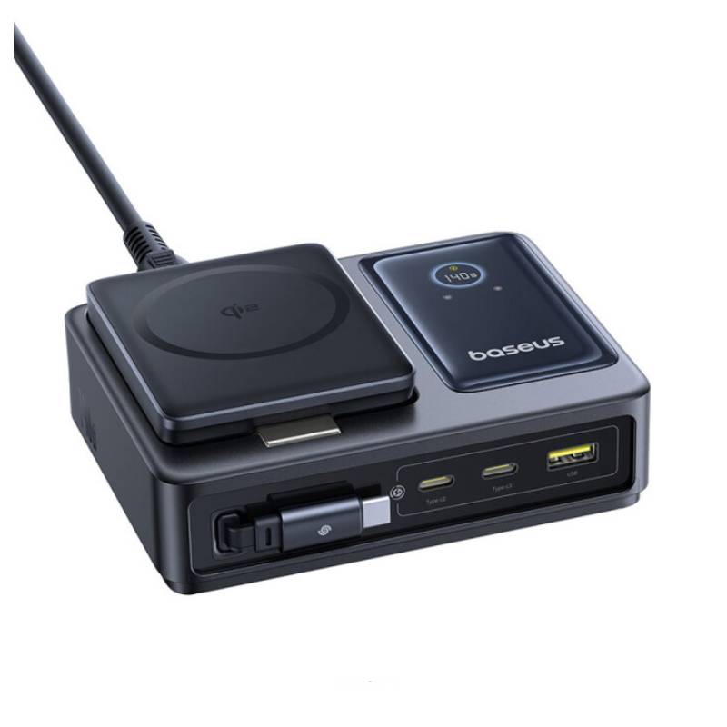 Baseus Nomos Qi2 5-in-1 Desktop Charger - 100W / Black