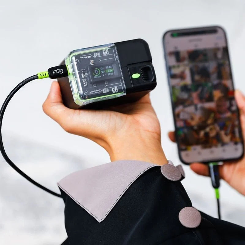 GOUI Titan 65 Power Bank - 20,000mAh / USB-A / USB-C / Black