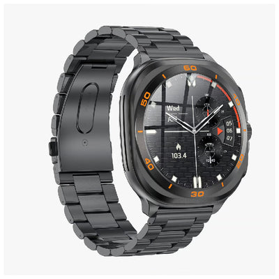 Swiss Military DOM 7 Smart Watch - 1.43’’ AMOLED / Black Metal Strap Smart Watches