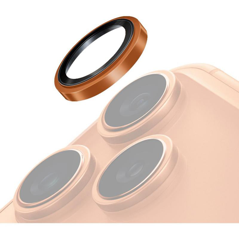 Uniq Optix Prime Stainless Steel Camera Lens Protector for Apple iPhone 17 Pro / iPhone 17 Pro Max - Sunset Chrome