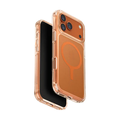 Uniq Hybrid Lifepro Xtreme MagSafe Case for Apple iPhone 17 Pro - Frost Clear/Volt Orange Accessories > Mobiles &