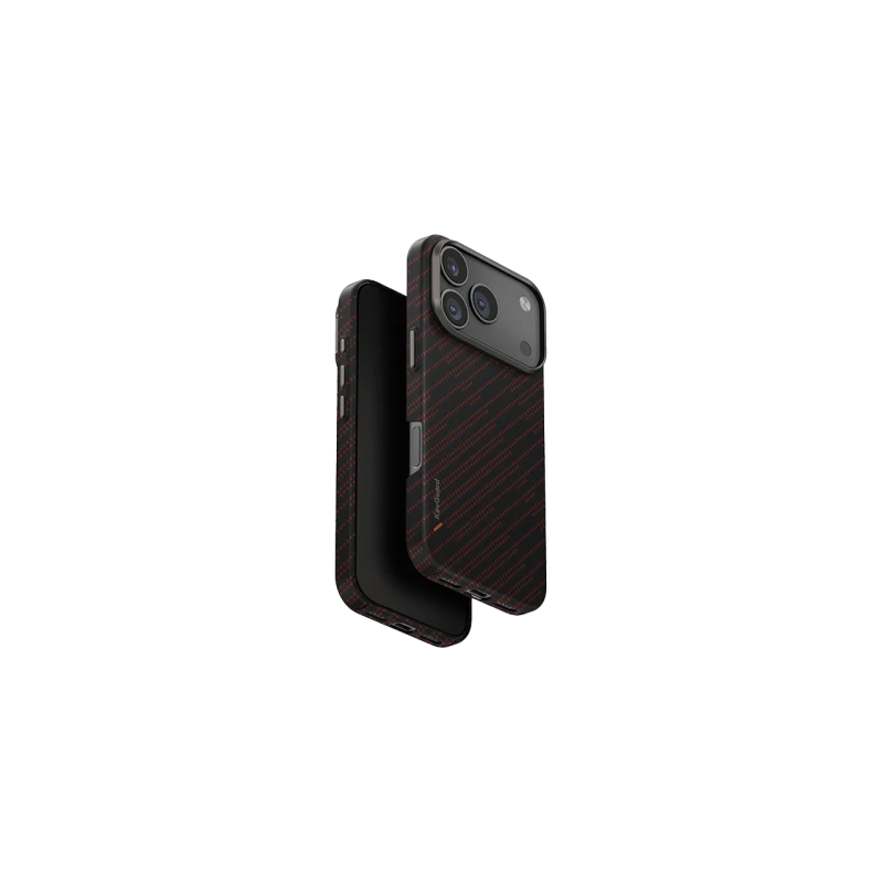 Uniq Hybrid Keva Edge Magclick Charging Case for Apple iPhone 17 Pro (2025) 6.3" - Rust Orange