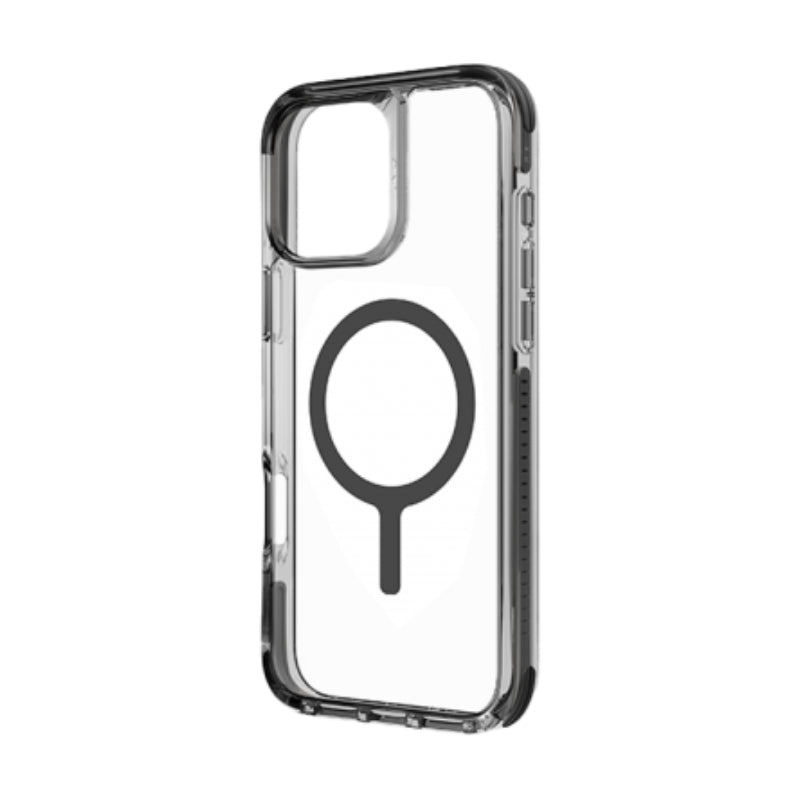 UNIQ هايبرد Magclick Charging حافظة ابل ايفون - كربون أسود