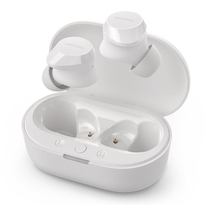 Philips True Wireless Earbuds - Bluetooth / USB-C / White