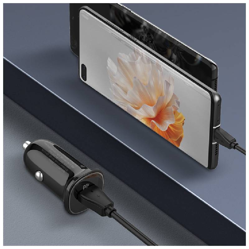 LDNIO C106 PD Super Fast Car charger - 30W / USB-C / Black